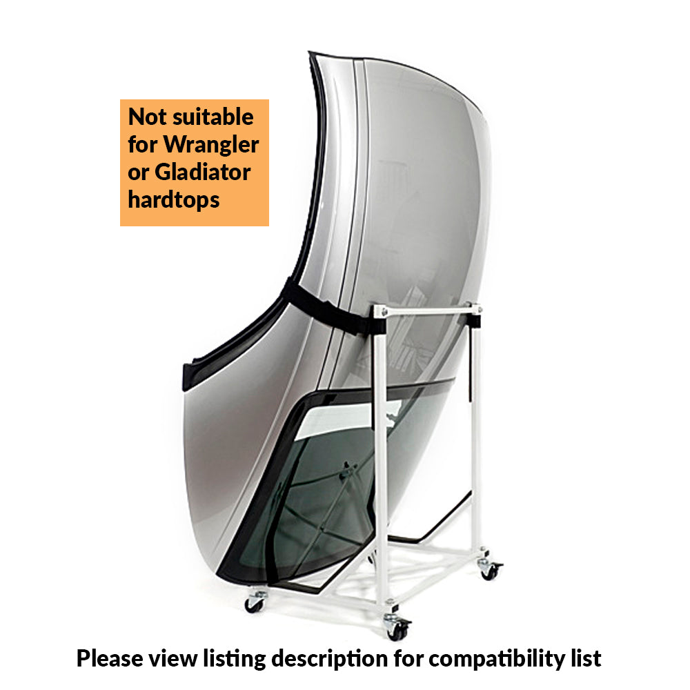 Mercedes R129 SL Heavy-duty Hardtop Stand Trolley Cart Rack with Securing Harness and Hard Top Dust Cover (Various Options)