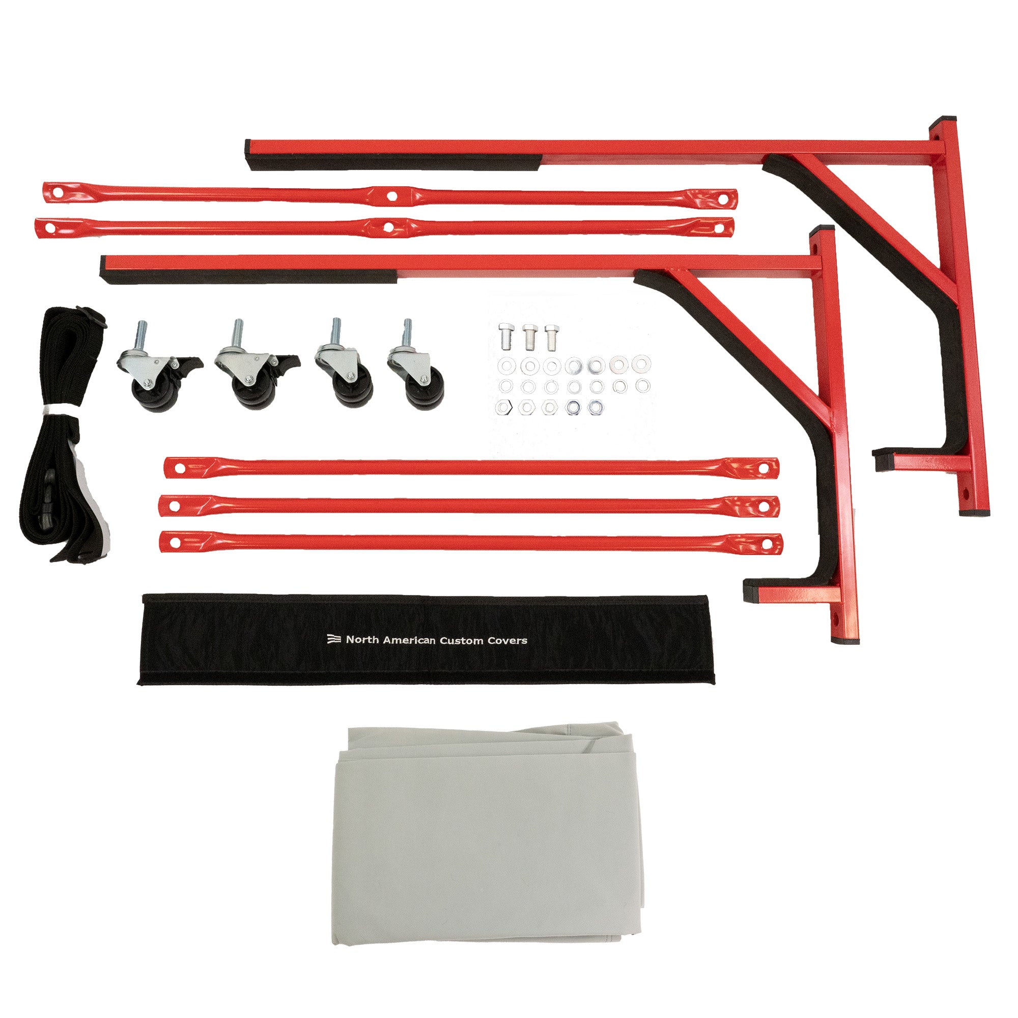 Mercedes R129 SL Heavy-duty Hardtop Stand Trolley Cart Rack with Securing Harness and Hard Top Dust Cover (Various Options)