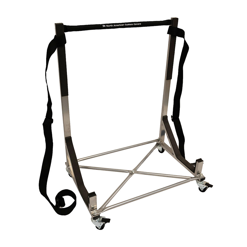 Jaguar Heavy-duty Hardtop Stand Trolley Cart Rack with Securing Harness and Hard Top Dust Cover (Various Options)