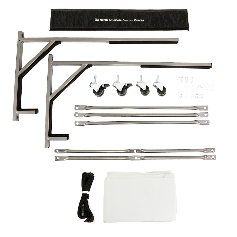 Austin Healey Heavy-duty Hardtop Stand Trolley Cart Rack with Securing Harness and Dust Cover (Various Options)