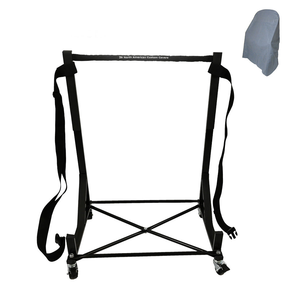 Chevy / Chevrolet Corvette Heavy-duty Hardtop Stand Trolley Cart Rack with Securing Harness and Hard Top Dust Cover (Various Options)