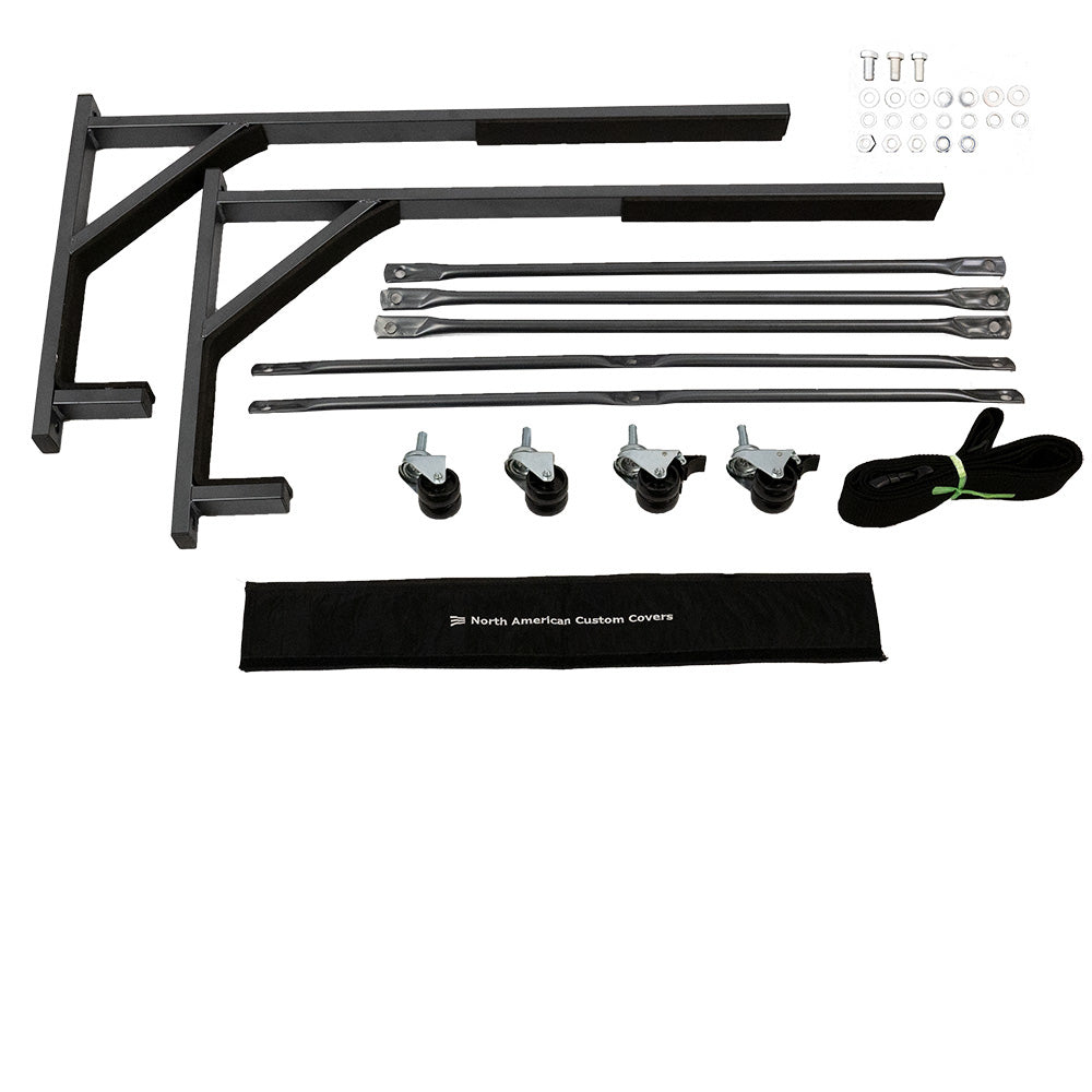 Mercedes R129 SL Heavy-duty Hardtop Stand Trolley Cart Rack with Securing Harness and Hard Top Dust Cover (Various Options)