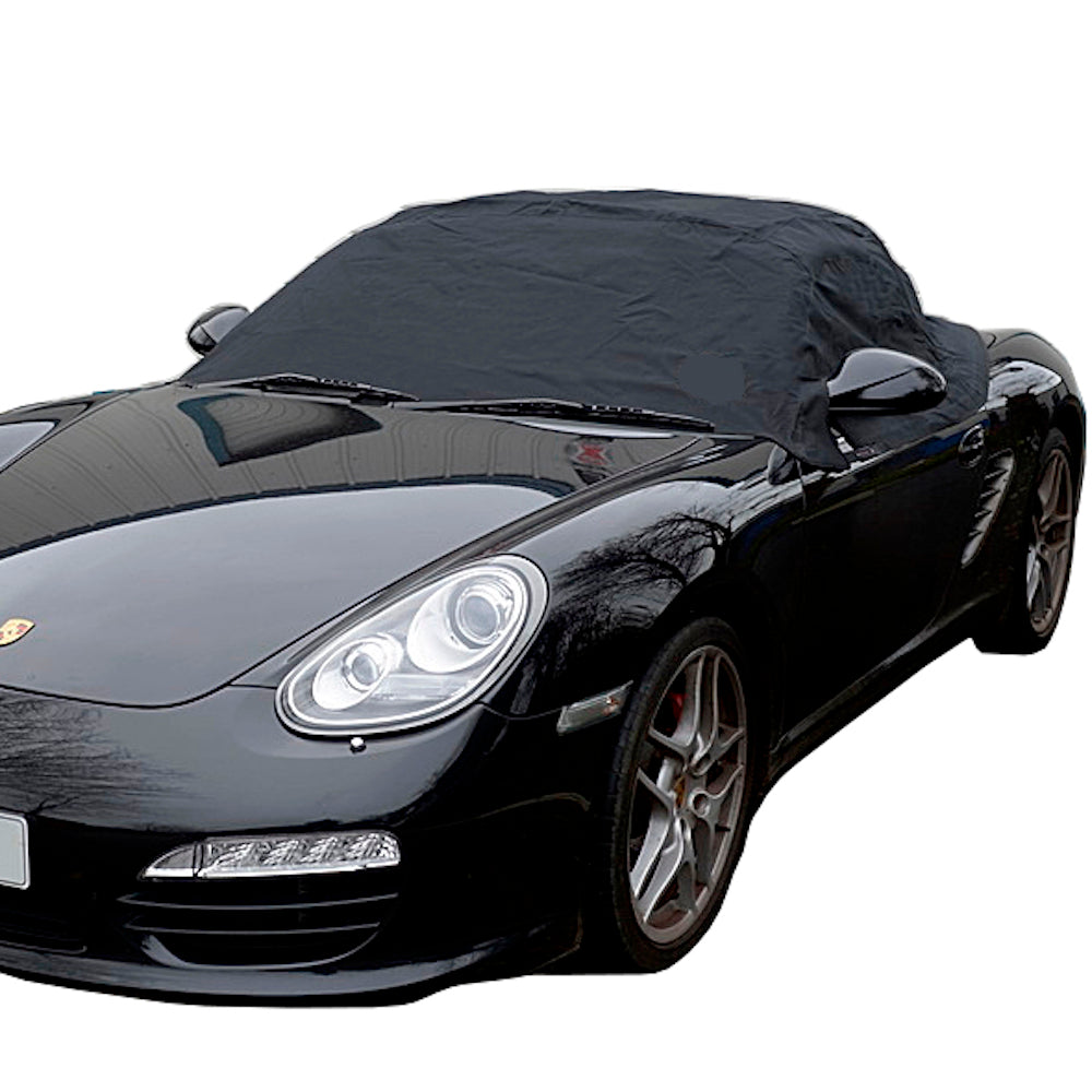 Protector de Techo Soft Top Half Cover para Porsche Boxster 986 - 1997 a 2004 (145) - NEGRO