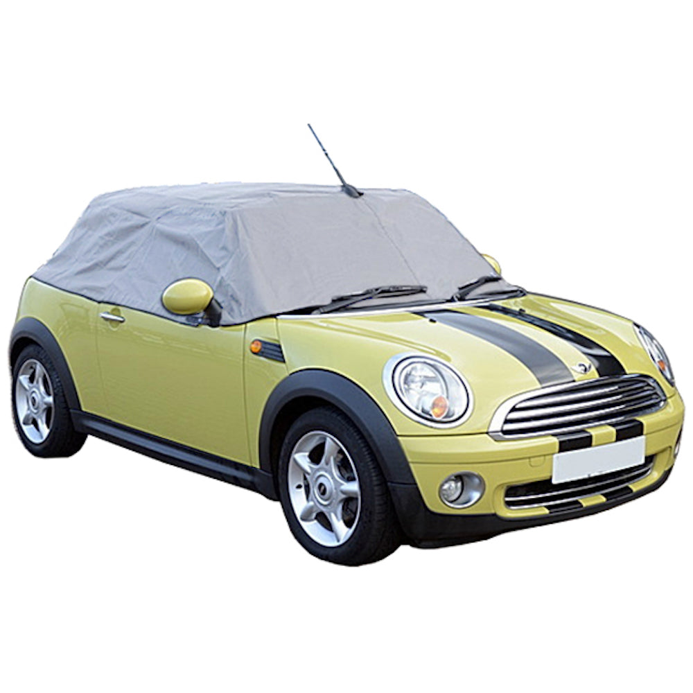 Protector de techo Soft Top Half Cover para Mini Cooper Cabrio - 2004 en adelante (115) - NEGRO