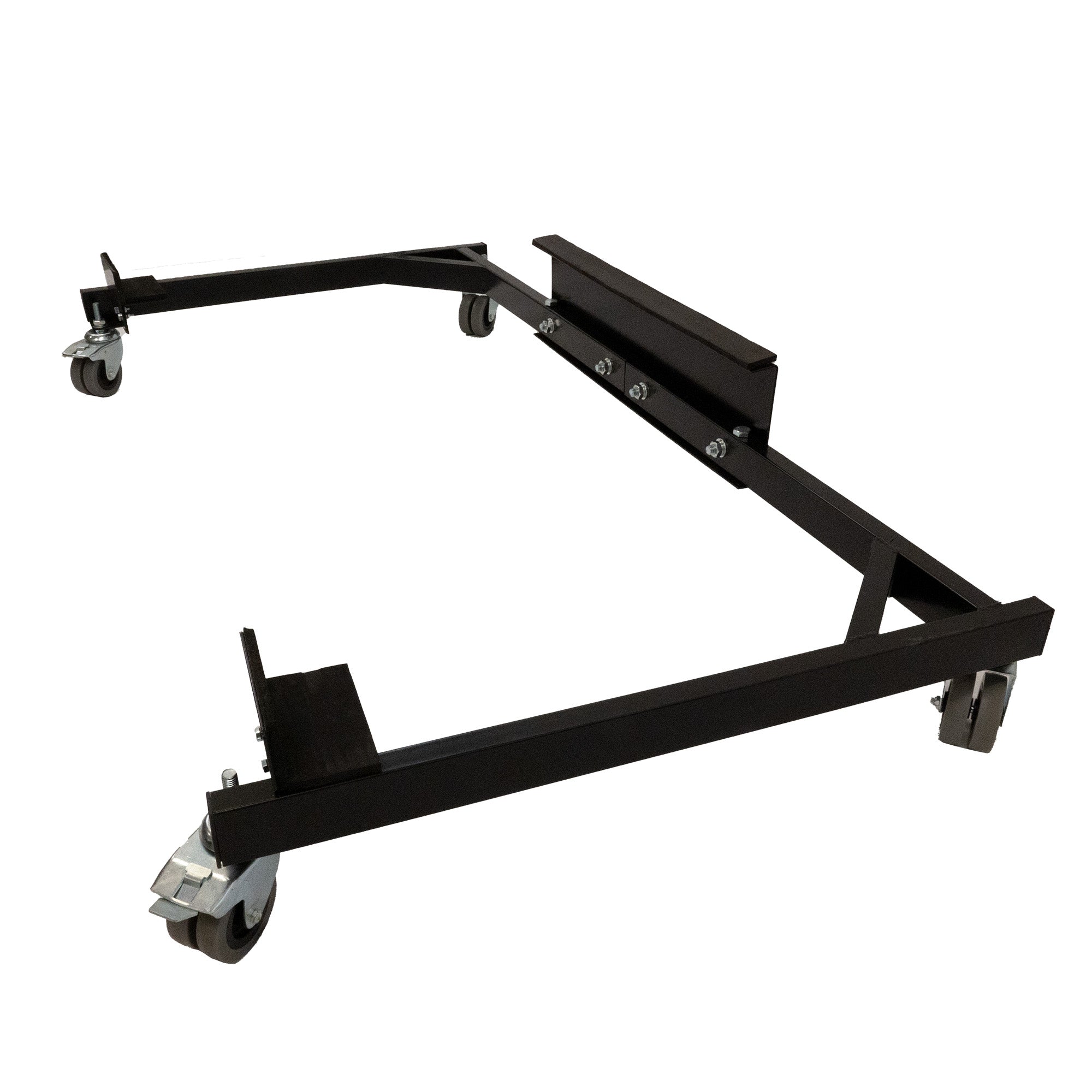 Heavy-duty Hardtop Cart Stand Trolley Rack for the Jeep Wrangler with Rear Window Securing Straps (Various Options)