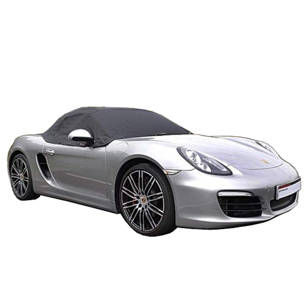 Protector de Techo Soft Top Half Cover para Porsche Boxster 986 - 1997 a 2004 (145) - NEGRO