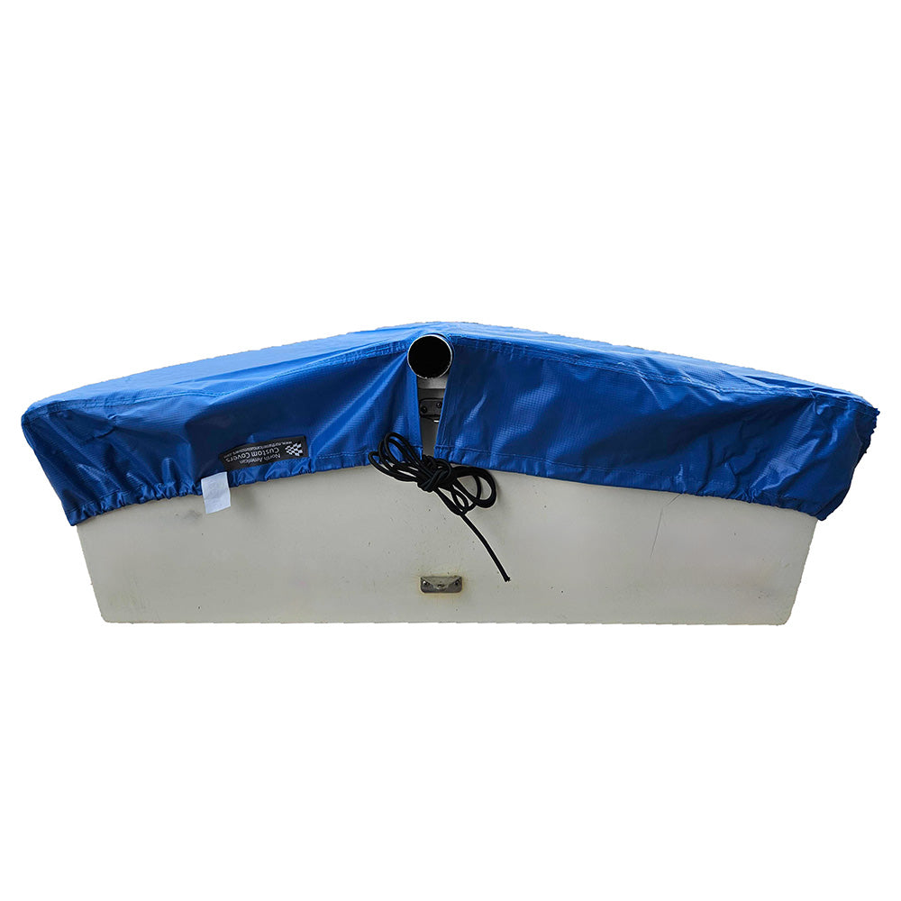 Funda para cubierta de velero Optimist Dinghy - Funda para barco a medida, impermeable y transpirable - Azul (419B)