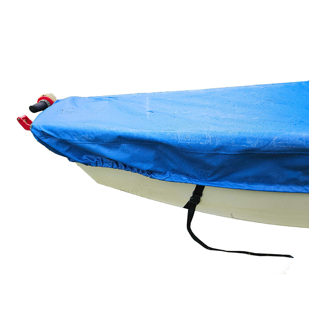 Funda para cubierta de velero Optimist Dinghy - Funda para barco a medida, impermeable y transpirable - Azul (419B)