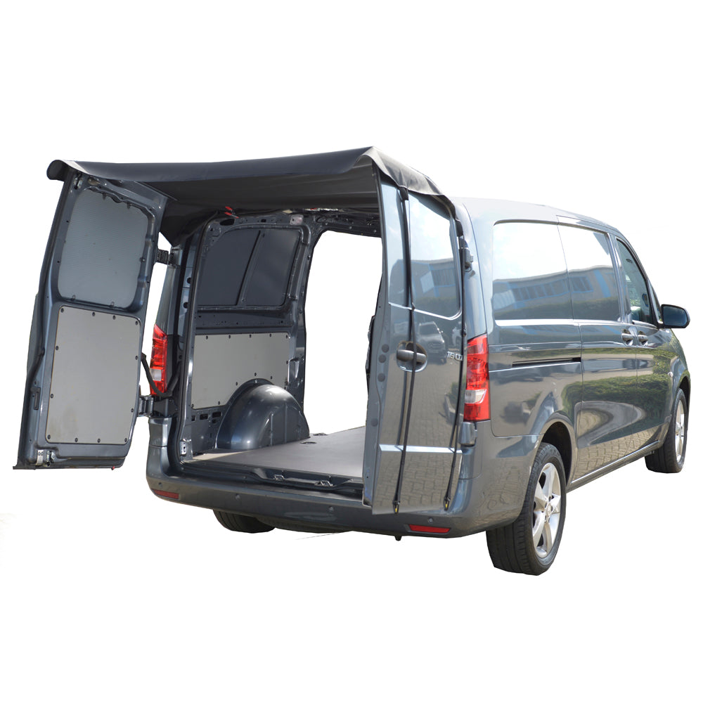 Barn Door Awning Cover for the Mercedes Metris