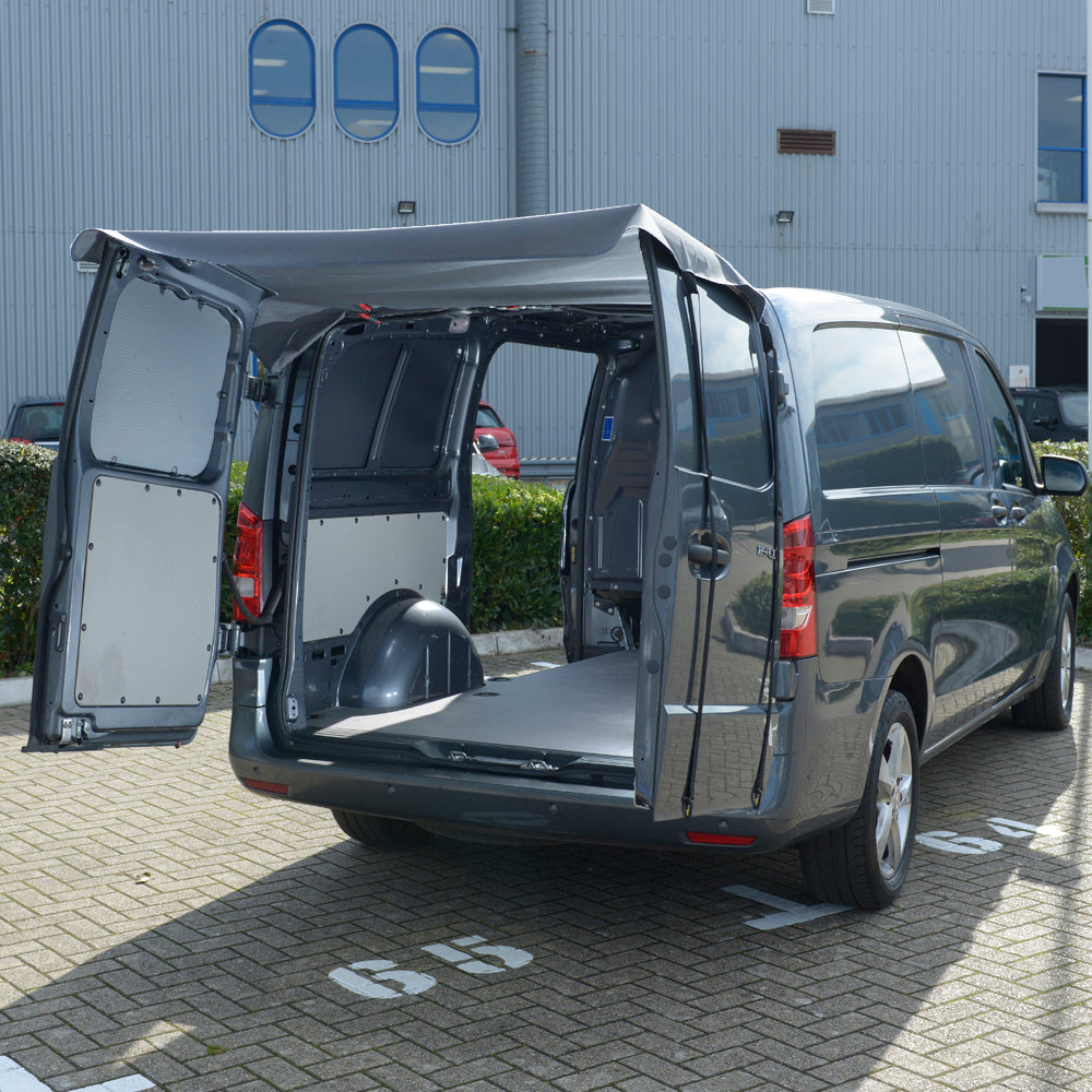 Barn Door Awning Cover for the Mercedes Metris