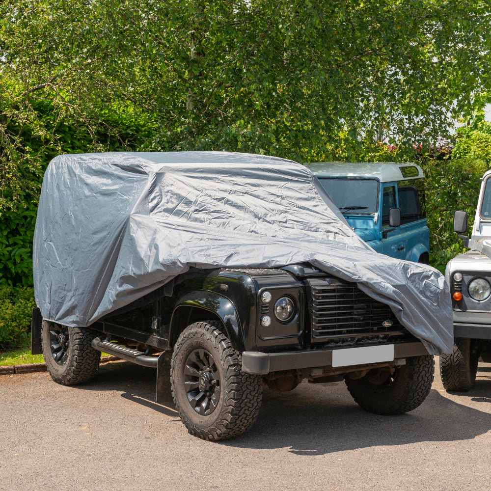 Custom-fit Outdoor Car Cover for Land Rover Series 1, 2 & 3 (Short Wheel Base) - GREY- 1948 to 1985 CC793G