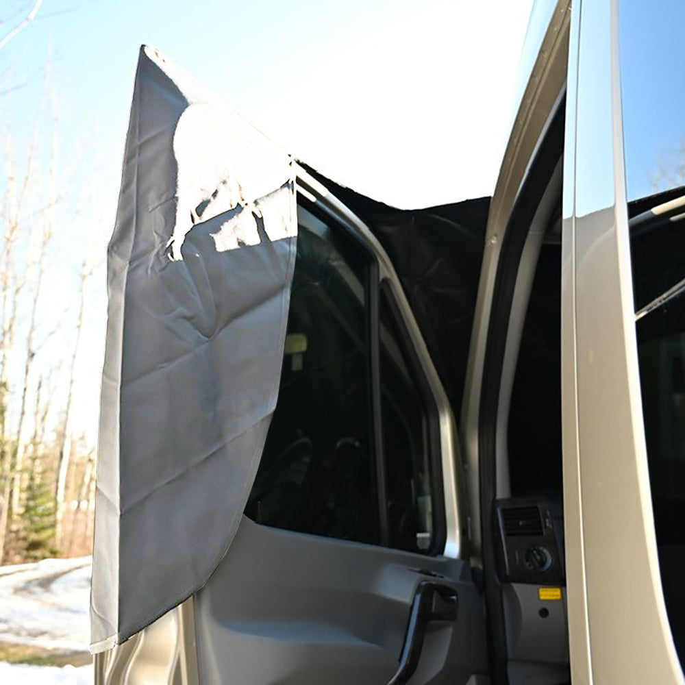 Screen Wrap Frost Cover para Mercedes Sprinter Van - NEGRO - Generación 2 - 2006 a 2018 (369B)